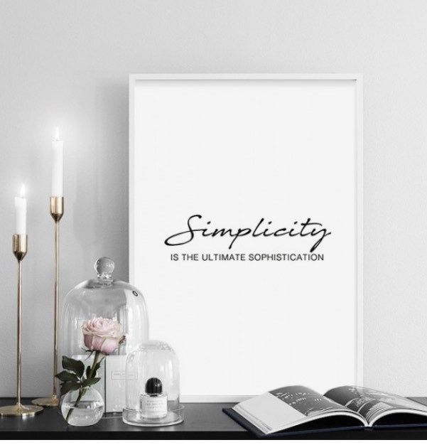 Producto Póster Simplicity