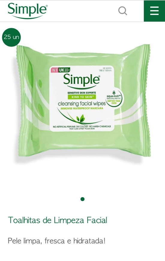 Toalhitas de Limpeza Facial 