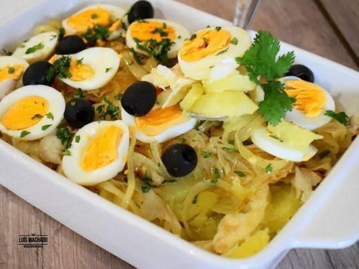 Bacalhau á Gomes de Sá 