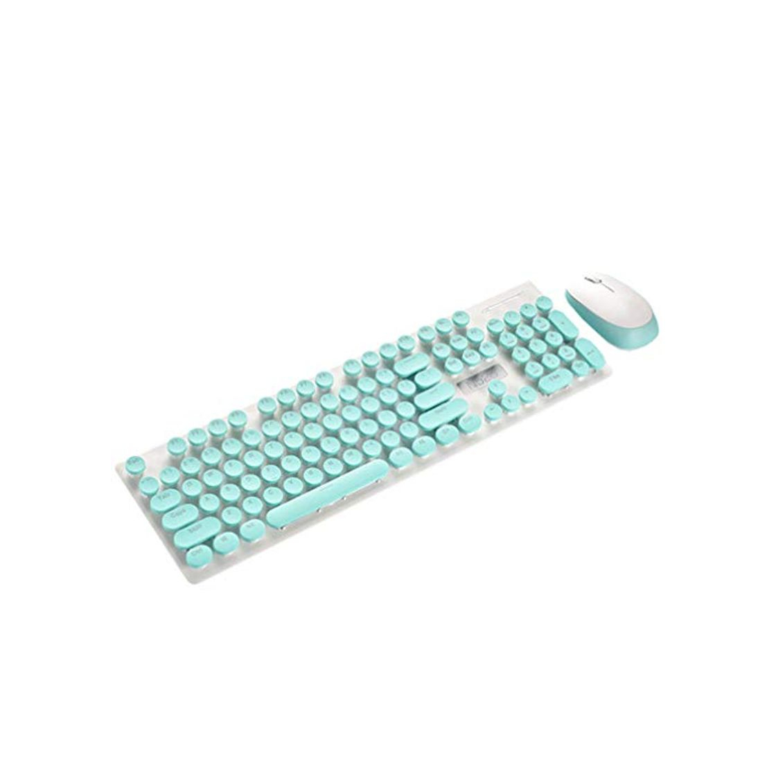 Social OSALADI Práctico y Creativo Lindo Teclado mecánico para computadora Teclado inalámbrico Premium