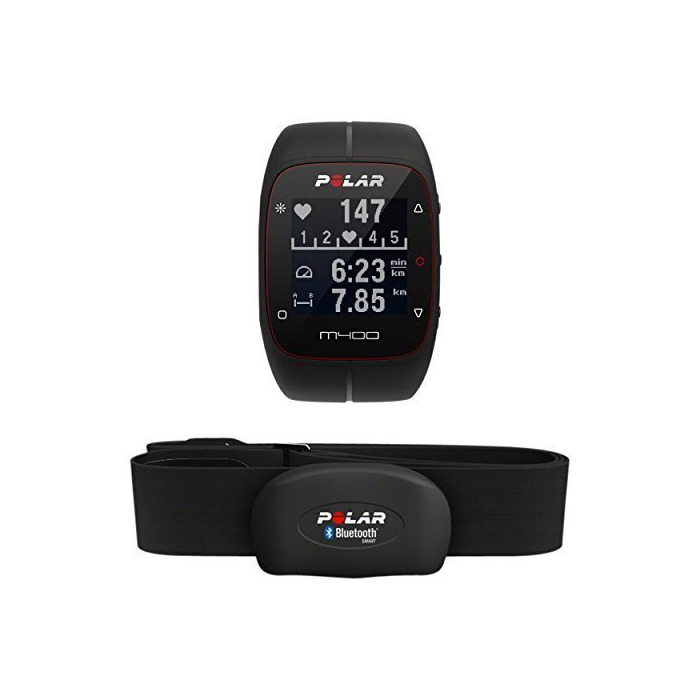 Fitness Polar M400 HR - Pulsometro y reloj de entrenamiento con GPS integrado