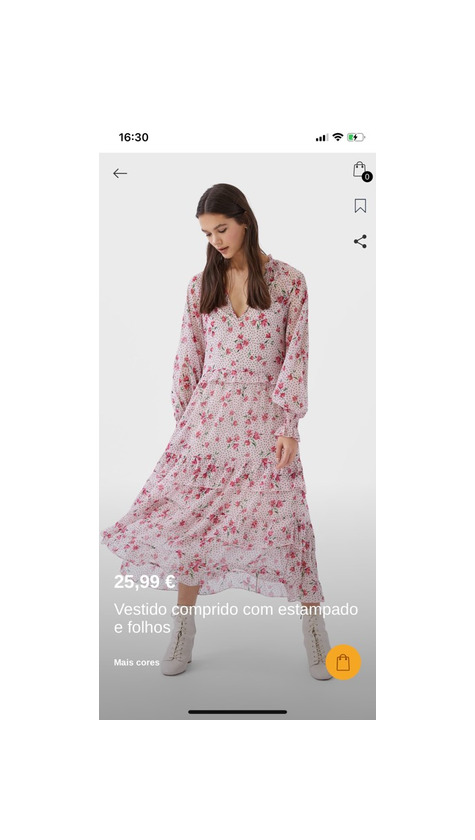 Productos vestido com estampado 