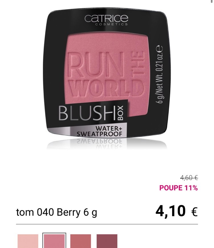 Fashion Blush Catrice Cosmetics