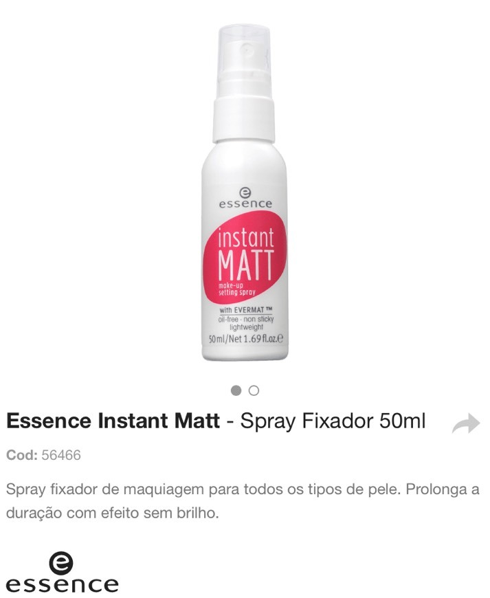 Fashion Spray Fixador Essence