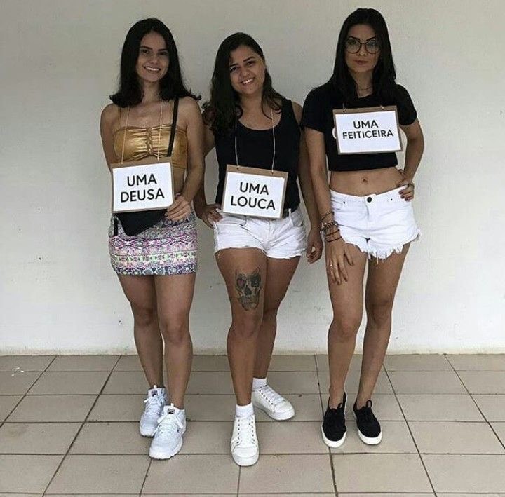 Moda Look de carnaval de amigas 