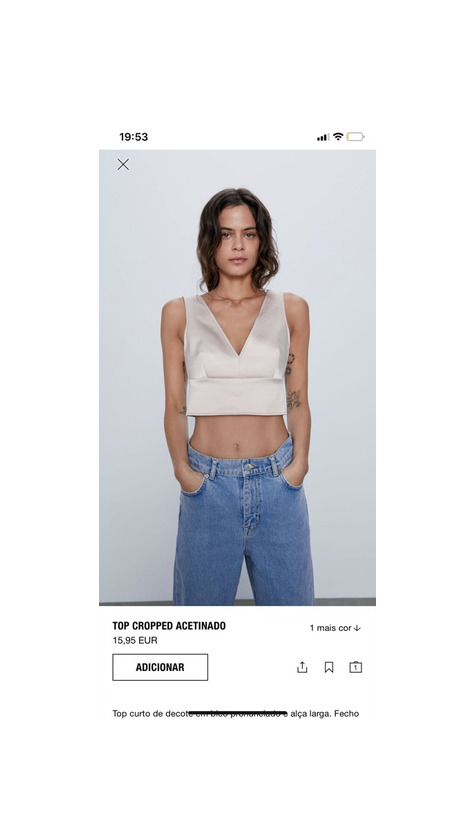 Product Crop Top Zara