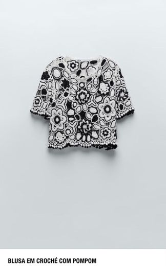 Blusa Crochet Zara