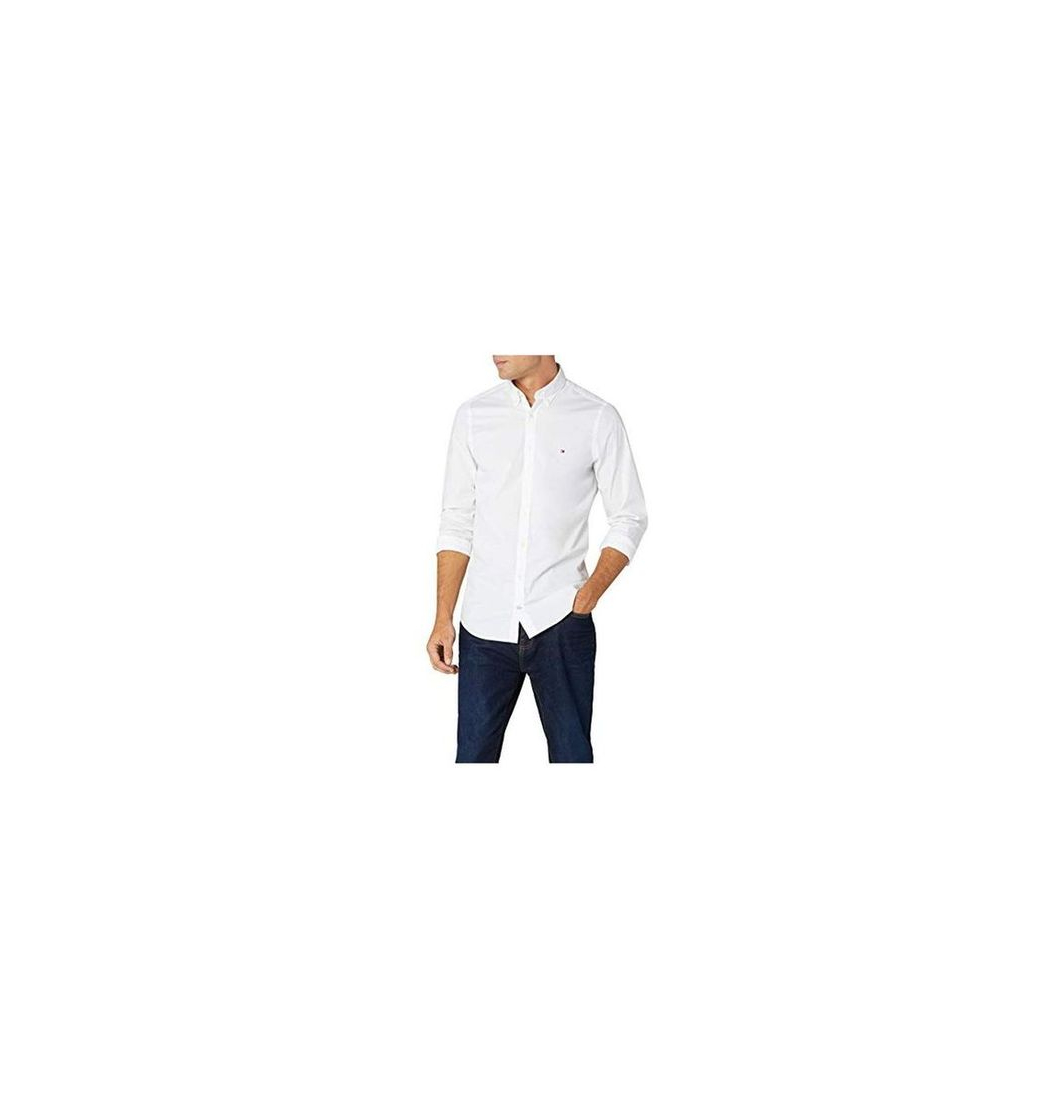 Product Tommy Hilfiger Core Stretch Slim Poplin Shirt Camisa, Blanco