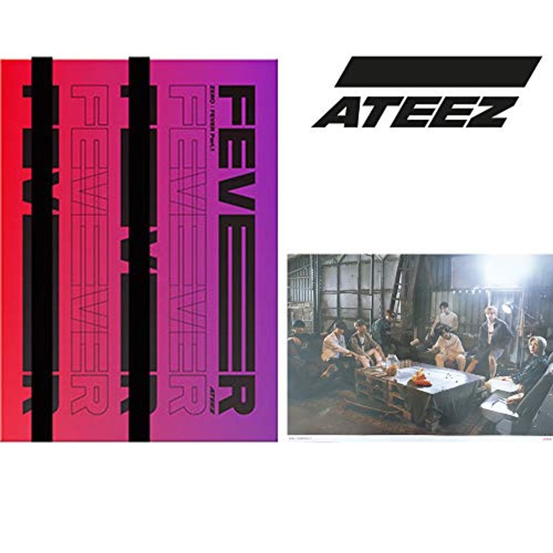 Products ATEEZ Zero : Fever Part.1 5th Mini Album PreOrder PT 1 (Diary