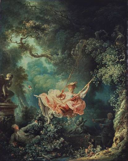 Les Hasards Heureux de L'escarpolette (1767) - Fragonard