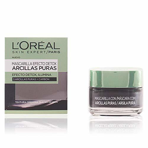 Social L'Oréal Paris Arcillas Puras Mascarilla Facial  Limpiadora Negra