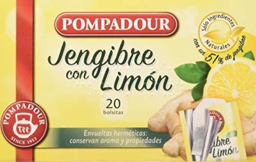 Pompadour Té Infusion Jengibre con Limón