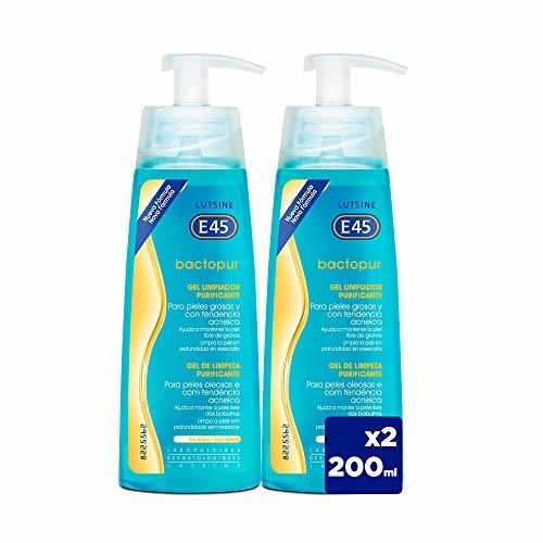 Beauty Bactopur Gel Limpiador Purificante Piel Grasa y Acné, 2 x 200 ml