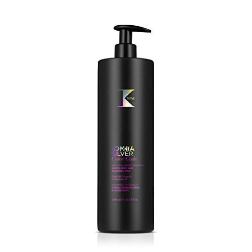 Product k-time Somnia Silver Color Code Shampoo antigiallo pelo blancas grises y decolorati