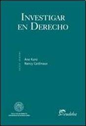 Book Investigar En Derecho