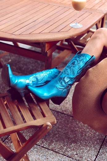 JC Blue Cowboy Boots