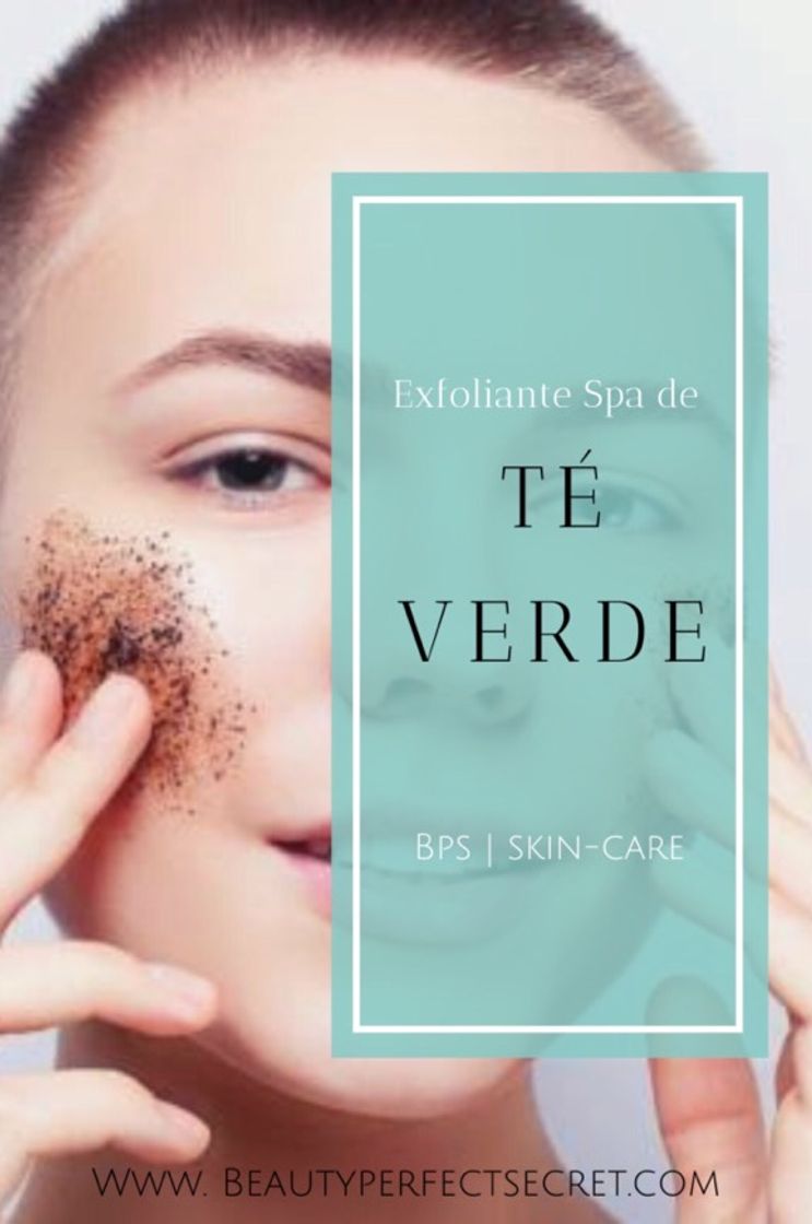 Moda Exfoliante Spa de té verde.