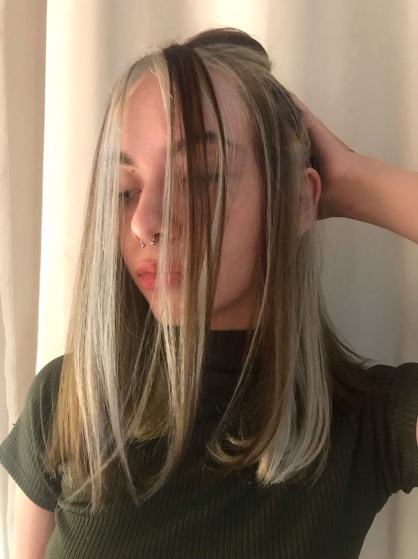 Moda Aesthetic hair white 