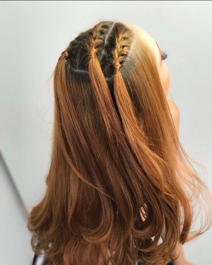 Moda Penteado com tranças 