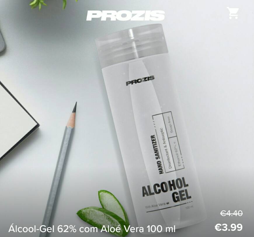 Producto Álcool gel 