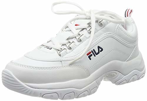 Social Fila Strada Low wmn, Zapatillas Altas para Mujer, Blanco