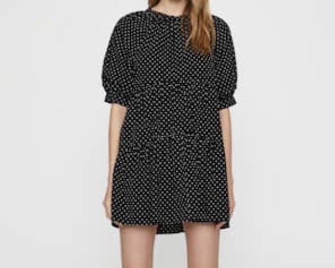 Social Vestido preto as bolas 