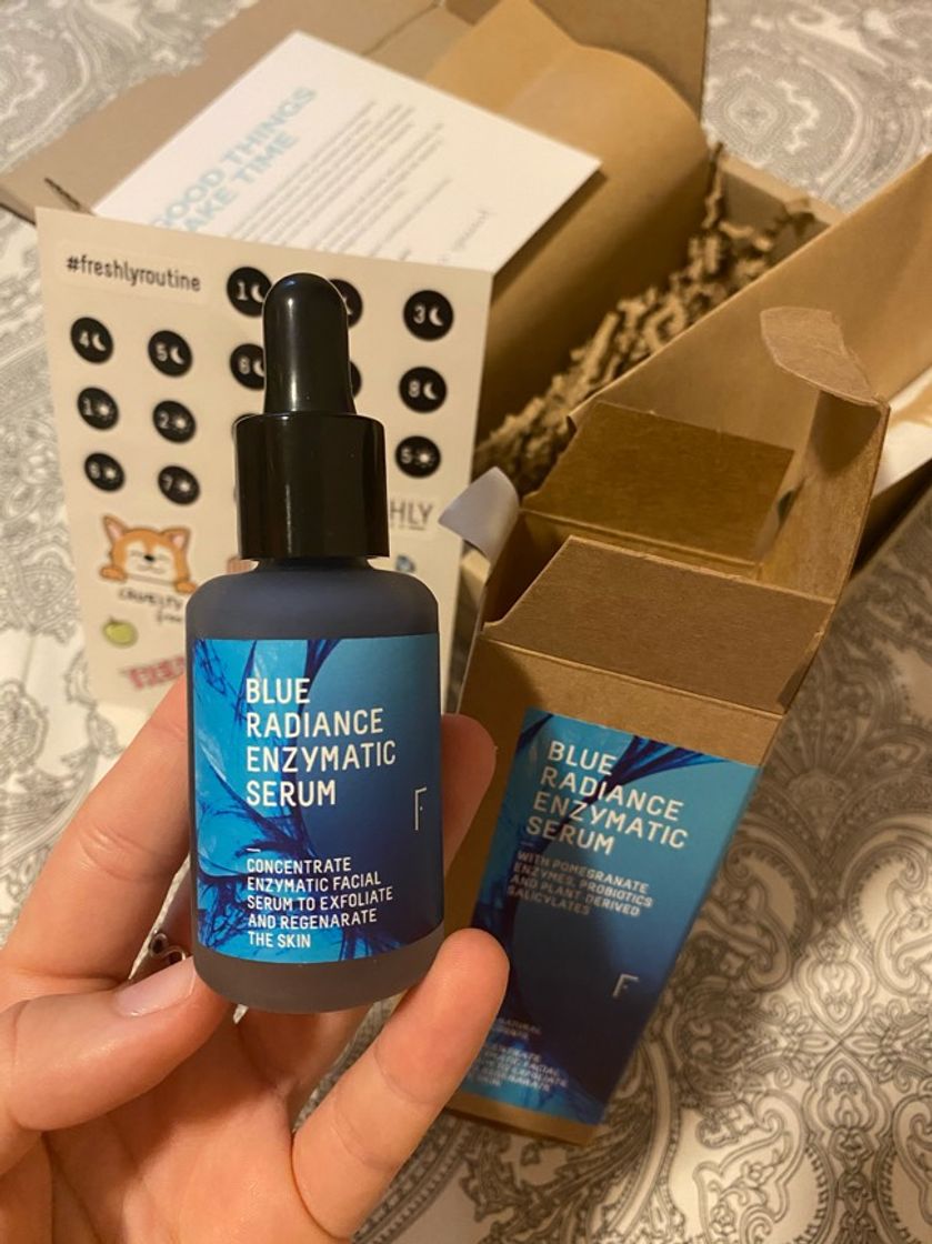 Product Blue Radiance Enzymatic Serum