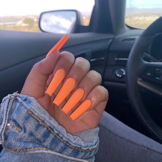 Orange Nails 🧡