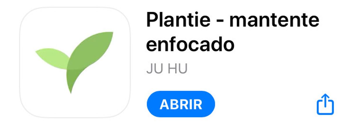 App ‎Plantie - mantente enfocado en App Store