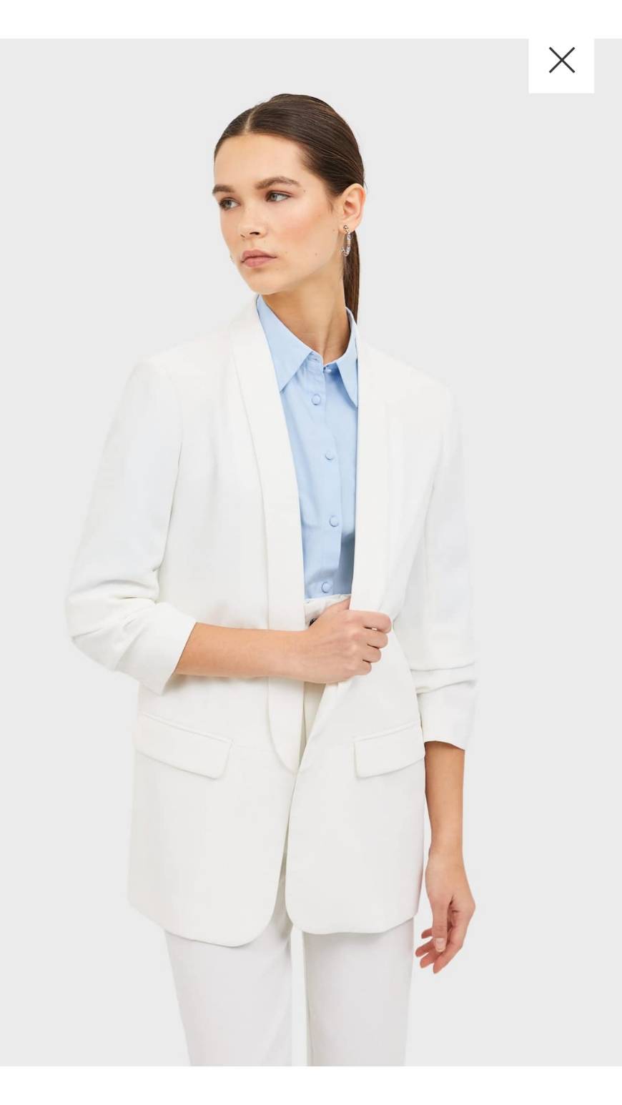 Fashion Blazer branco