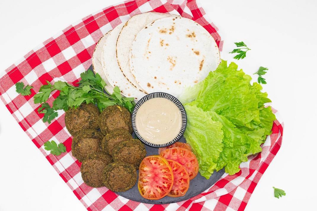 Moda Falafel de forno vegan sem glúten 