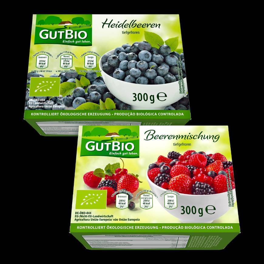 Product Frutos vermelhos Bio congelados 