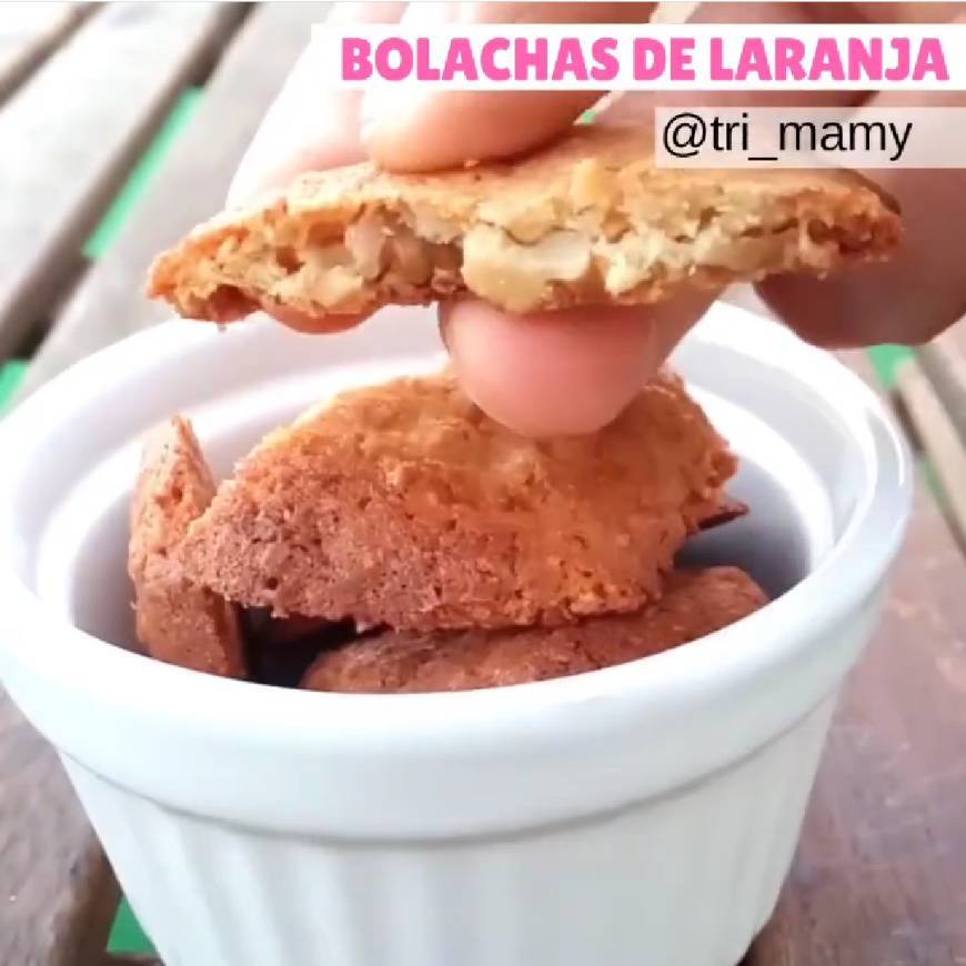 Fashion Bolachas de laranja