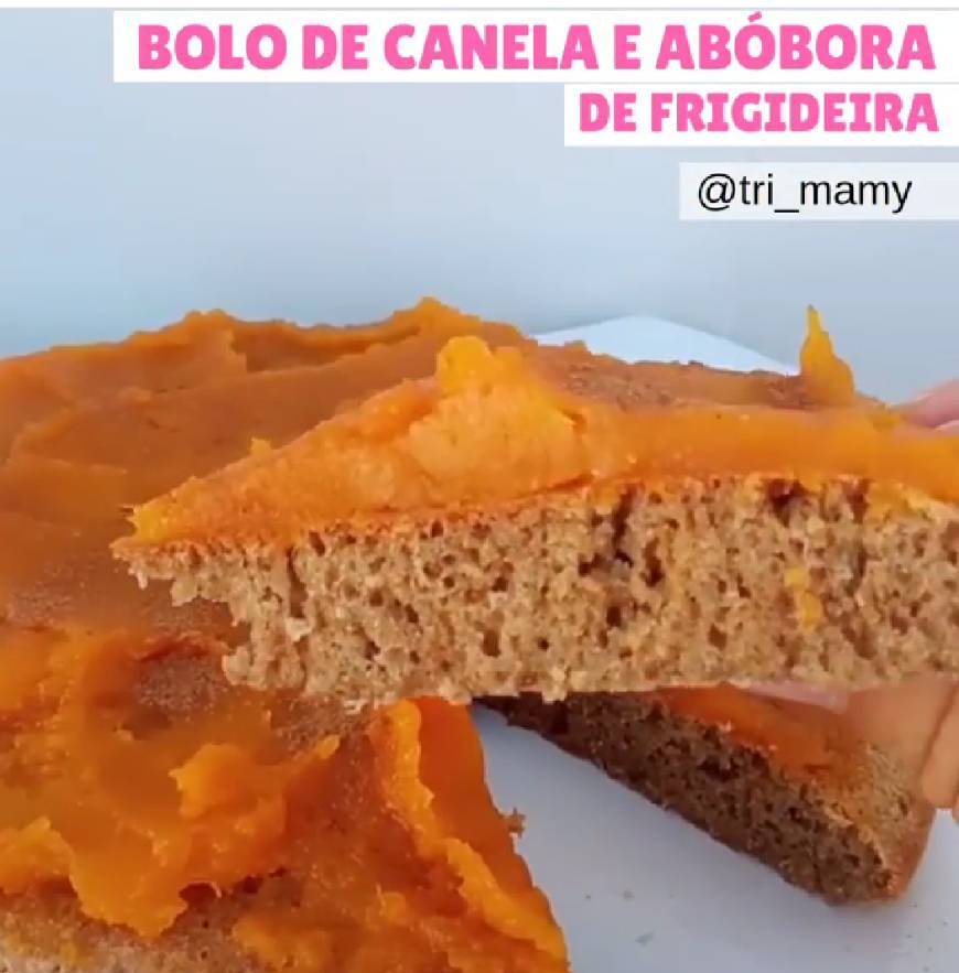 Fashion Bolo de canela e abóbora de frigideira