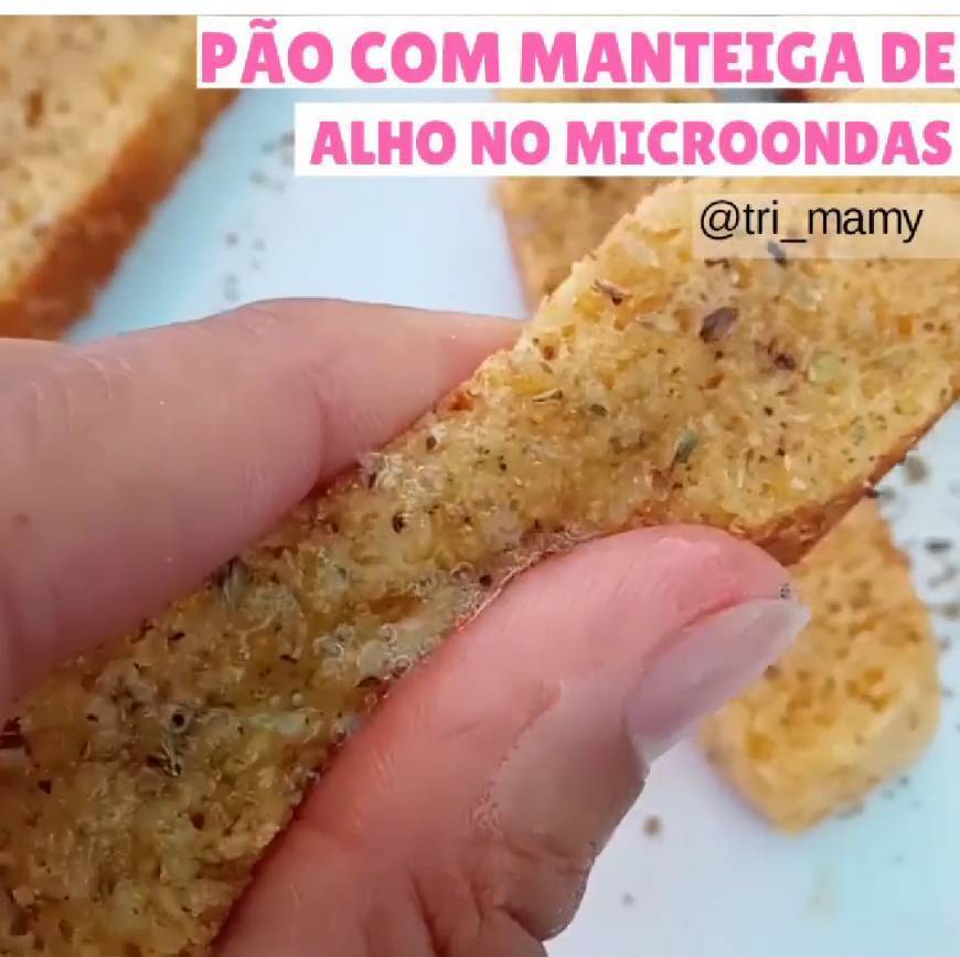 Fashion Pão de alho no microondas