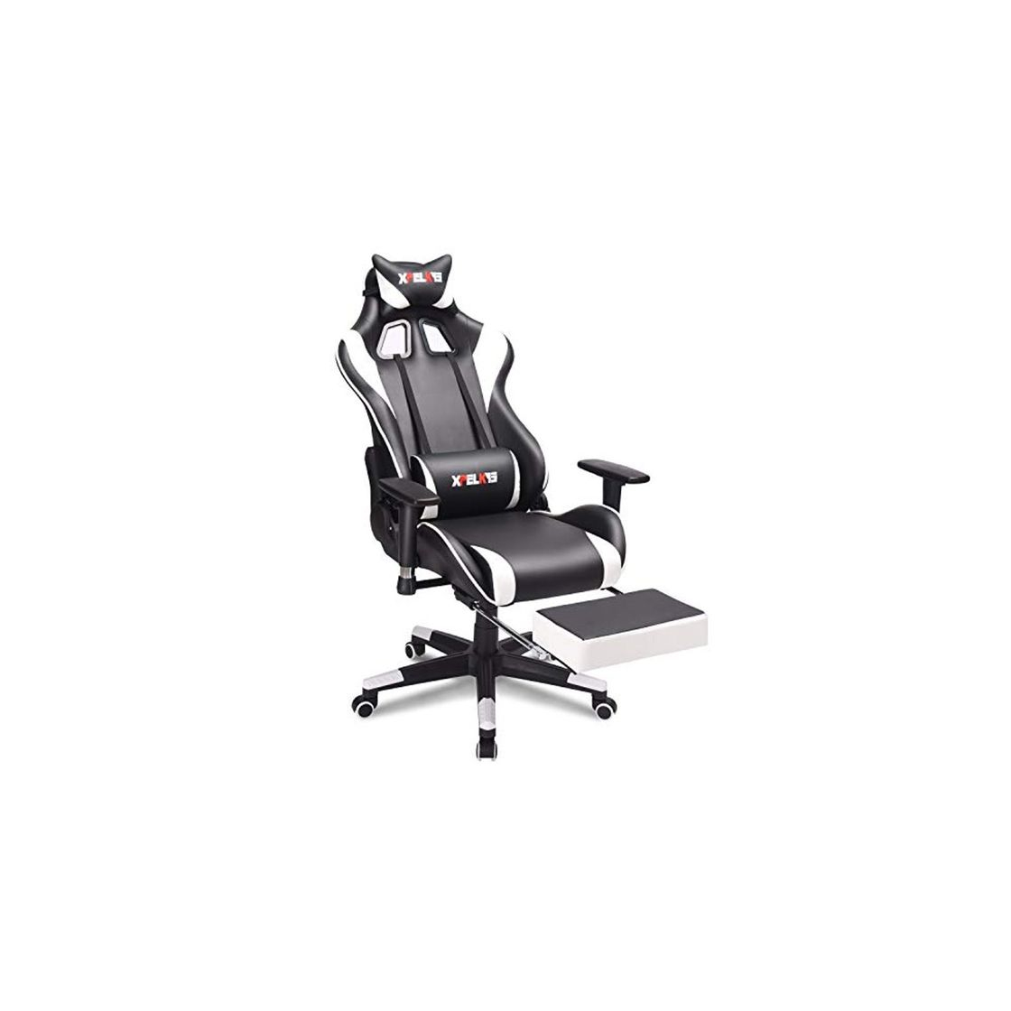 Product XPELKYS Silla Gaming Sillón Reclinable con Reposapiés Retráctil