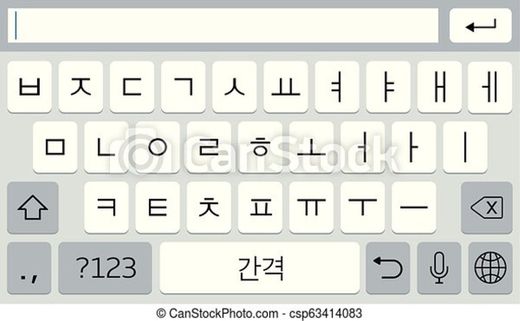 Teclado coreano