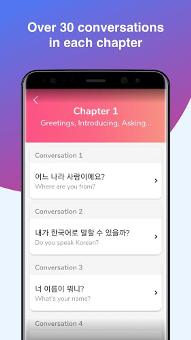 App Conversação Coreana