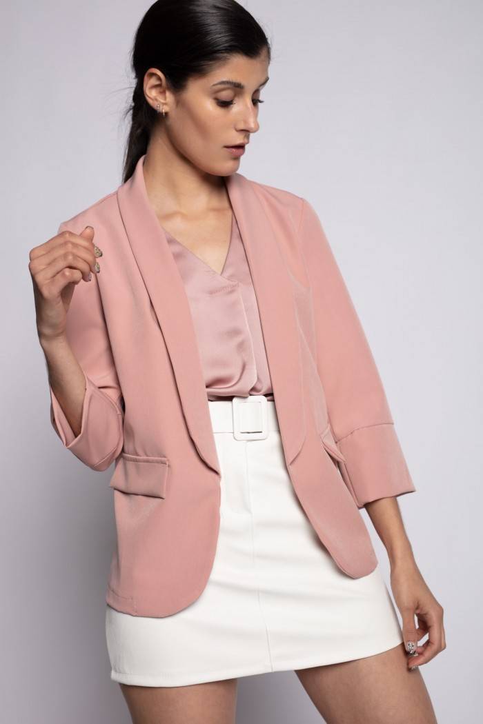 Products Chaqueta suave rosa