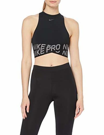 Nike Pro Intertwist Tank Top, Mujer, Negro