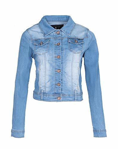 Fashion Noroze - Chaqueta de Mezclilla para Mujer