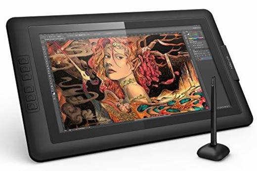 XP-PEN Artist15.6 IPS Gráficos Monitor de Dibujo Tableta con Guante y Lápiz