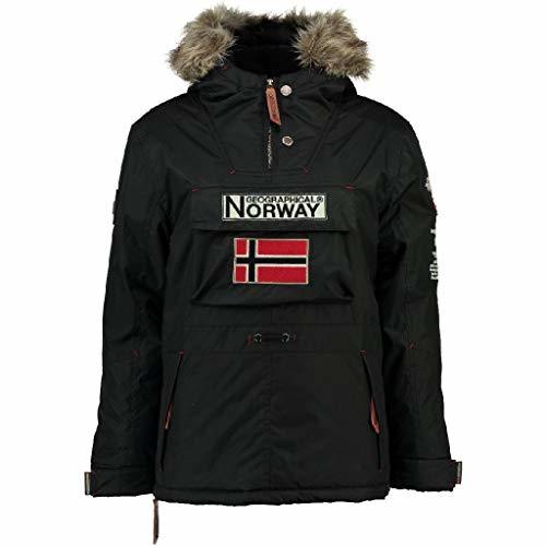 Fashion Geographical Norway Parka NIÑO Boomerang Negro 16