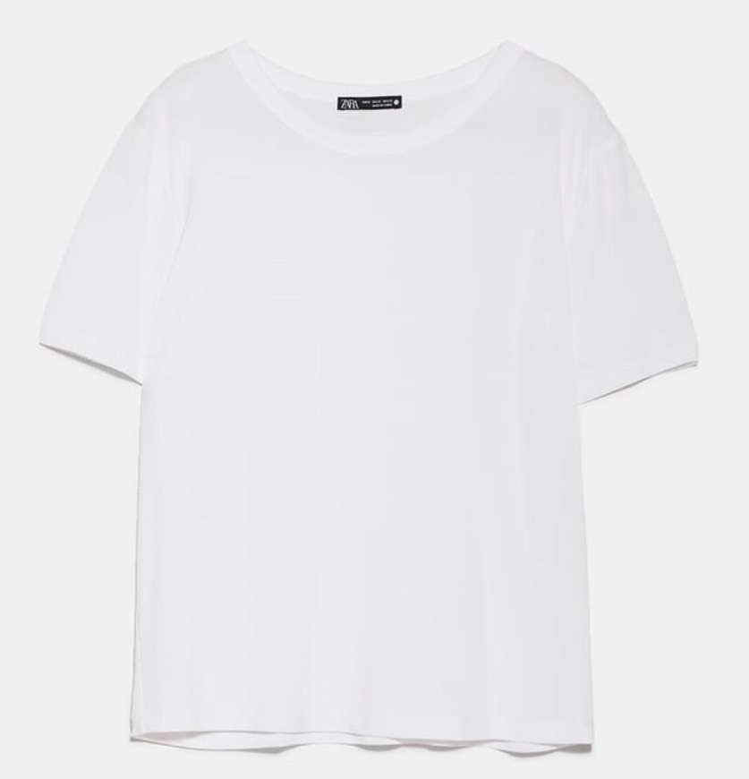 Fashion Zara t-shirt básica modal