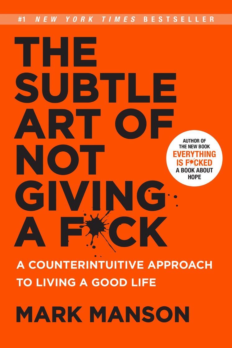 Book The Subtle Art of Not Giving a F*ck : Mark Manson 