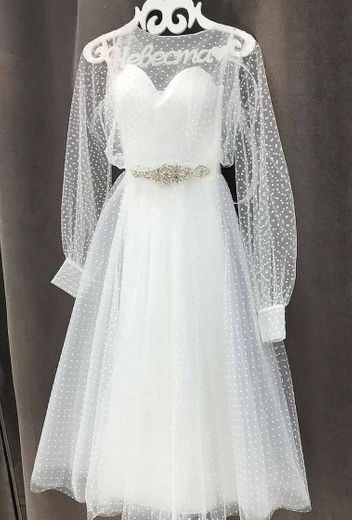 Vestido de Noiva de Casamento Civil