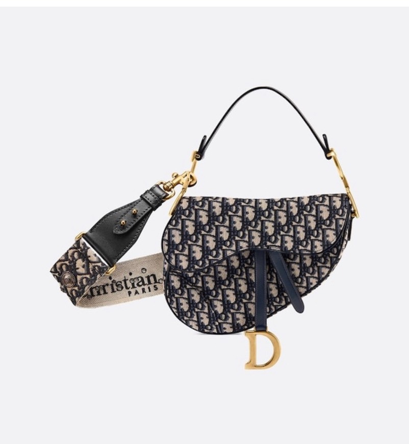 Fashion DIOR OBLIQUE SADDLE BAG