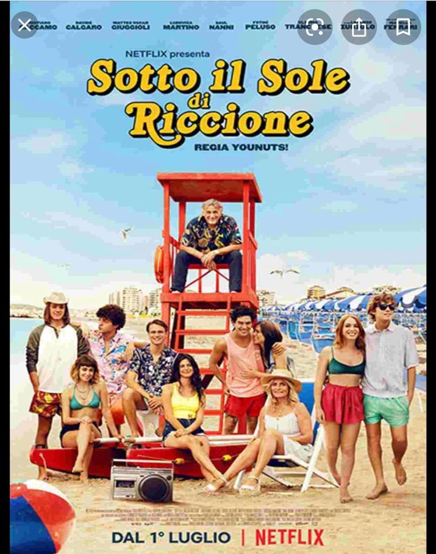 Película Sob o Sol de Riccione