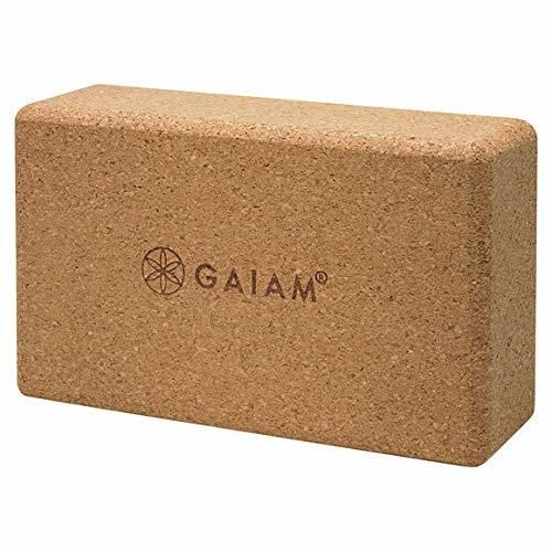 Gaiam Bloque Yoga Corcho Eco Posiciones Extensión Yoga Block Cork Brick 52292