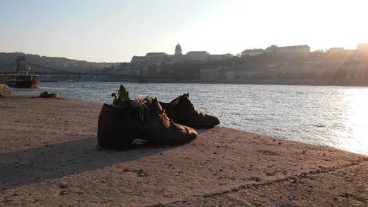 Shoes on the Danube Bank